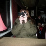 The trip was all her idea and she refused to be photographed!!